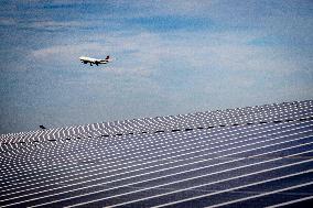 Illustration - Solar Park at Schiphol - Amsterdam