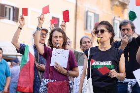 Protest Against The Italy-Israel Soccer Match - Rome
