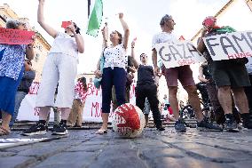 Protest Against The Italy-Israel Soccer Match - Rome