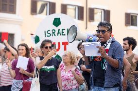Protest Against The Italy-Israel Soccer Match - Rome