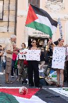 Protest Against The Italy-Israel Soccer Match - Rome
