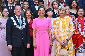 CROWN PRINCESS AT THE STOCKHOLM JUNIOR WATER PRIZE
