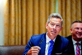 President Trump Chairs a Cabinet Meeting at the White House