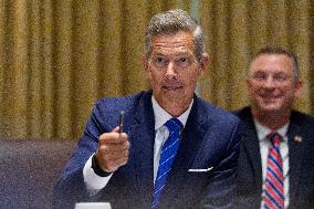 President Trump Chairs a Cabinet Meeting at the White House