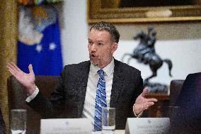 President Trump Chairs a Cabinet Meeting at the White House