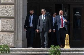 Scott Bessent, Gary Shapley and Joe Ziegler visit the IRS headquarters