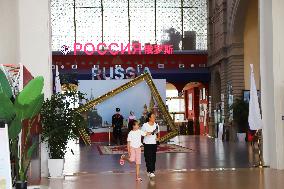 The SCO Demonstration Zone International Expo Center in Qingdao