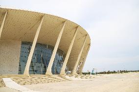 The SCO Demonstration Zone International Expo Center in Qingdao