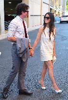 Celebs at the US Open in New York - Arrival