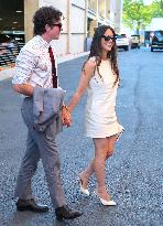 Celebs at the US Open in New York - Arrival