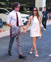 Celebs at the US Open in New York - Arrival