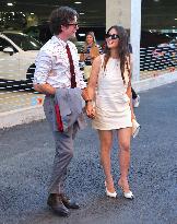 Celebs at the US Open in New York - Arrival