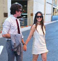 Celebs at the US Open in New York - Arrival