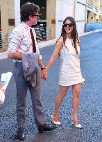 Celebs at the US Open in New York - Arrival