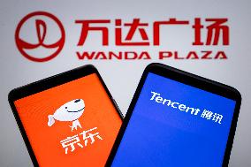 ILlustration JD Tencent Wanda Plaza