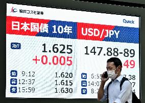 Japan's benchmark bond yield rises