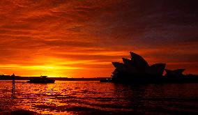 Morning Glow at The Opera House - Sydney