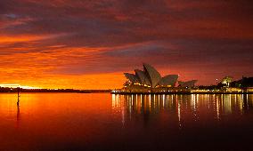 Morning Glow at The Opera House - Sydney