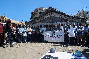 Rally in Solidarity with Journalists Killed by Israeli Strikes - Gaza