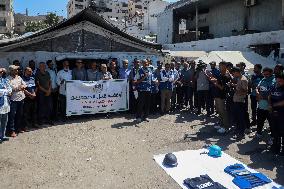 Rally in Solidarity with Journalists Killed by Israeli Strikes - Gaza