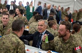 PM Mark Carney Visits Adazi Military Base - Germany