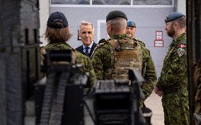 PM Mark Carney Visits Adazi Military Base - Germany