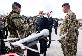 PM Mark Carney Visits Adazi Military Base - Germany