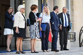 Council of Ministers at the Elysee Palace - Paris