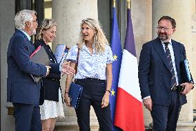 Council of Ministers at the Elysee Palace - Paris