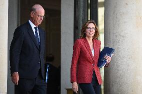 Council of Ministers at the Elysee Palace - Paris