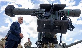 PM Mark Carney Visits Adazi Military Base - Latvia