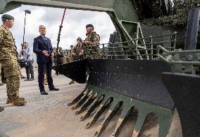 PM Mark Carney Visits Adazi Military Base - Latvia