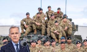 PM Mark Carney Visits Adazi Military Base - Latvia