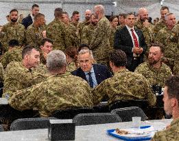 PM Mark Carney Visits Adazi Military Base - Latvia