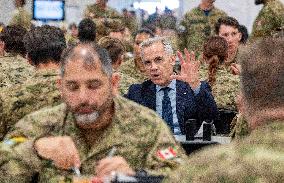 PM Mark Carney Visits Adazi Military Base - Latvia