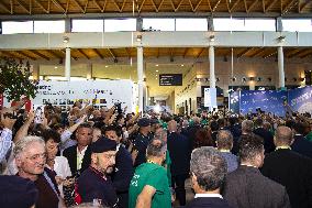 Giorgia Meloni Visits Rimini Meeting - Italy