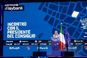 Giorgia Meloni Visits Rimini Meeting - Italy