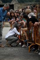 Royals Visit Fire-Affected Areas In Lake Sanabria
