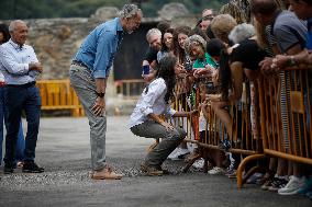Royals Visit Fire-Affected Areas In Lake Sanabria