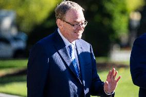 Director of the National Economic Council Kevin Hassett speaks at White House