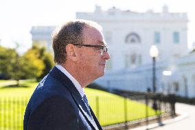 Director of the National Economic Council Kevin Hassett speaks at White House