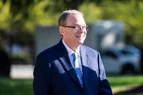 Director of the National Economic Council Kevin Hassett speaks at White House