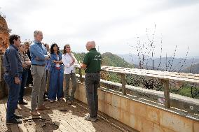 Royals Visit Fire-Affected Areas In Lake Sanabria