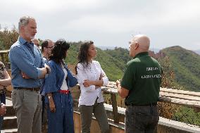 Royals Visit Fire-Affected Areas In Lake Sanabria