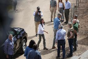 Royals Visit Fire-Affected Areas In Lake Sanabria