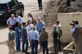Royals Visit Fire-Affected Areas In Lake Sanabria