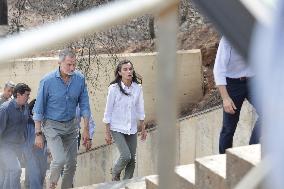 Royals Visit Fire-Affected Areas In Lake Sanabria