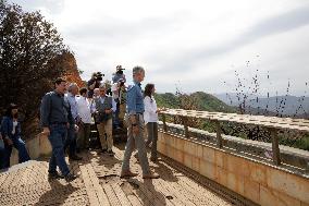 Royals Visit Fire-Affected Areas In Lake Sanabria