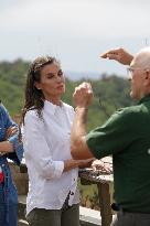 Royals Visit Fire-Affected Areas In Lake Sanabria