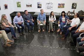 Royals Visit Fire-Affected Areas In Lake Sanabria